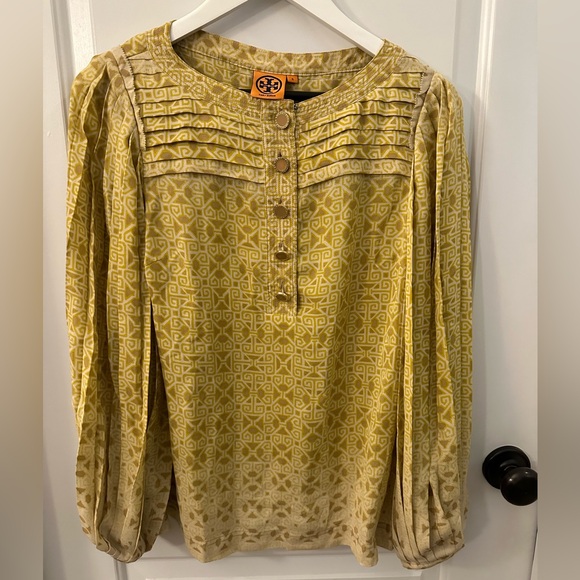 Tory Burch Tops - Tory Burch Silk Blouse Size 4